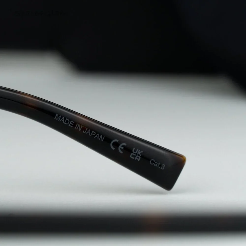 BRAND NEW Saint Laurent SL707 001 Silver Havana Grey Oval Unisex Sunglasses